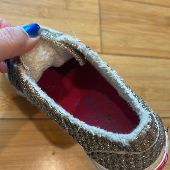 Blowfish Malibu Gold Glitter Slides - Picture 7 of 8